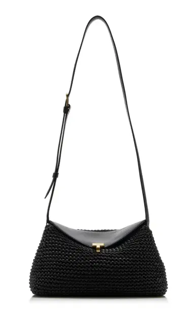 Toteme T-Lock Woven-Leather Clutch | Thumbnail 6 Toteme T-Lock Woven-Leather Clutch | Thumbnail 6