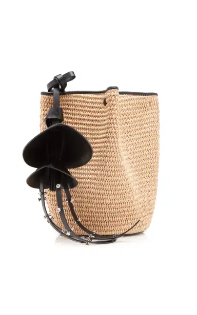 Givenchy Snap Nano Raffia Bucket Bag | Thumbnail 3 Givenchy Snap Nano Raffia Bucket Bag | Thumbnail 3