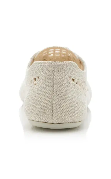 Prada Collapse Crocheted Cotton Sneakers | Thumbnail 5 Prada Collapse Crocheted Cotton Sneakers | Thumbnail 5