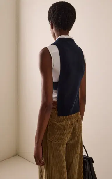 Miu Miu Cashmere Cardigan Vest | Thumbnail 4 Miu Miu Cashmere Cardigan Vest | Thumbnail 4