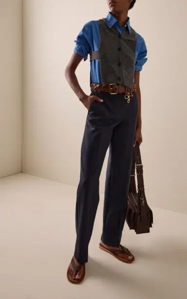 Miu Miu Cashmere Cardigan Vest | Thumbnail 2 Miu Miu Cashmere Cardigan Vest | Thumbnail 2