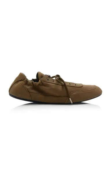 Prada Collapse Cotton Canvas Sneakers | Thumbnail 1 Prada Collapse Cotton Canvas Sneakers | Thumbnail 1