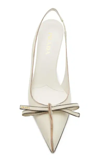 Prada Antiqued Leather Slingback Pumps | Thumbnail 3 Prada Antiqued Leather Slingback Pumps | Thumbnail 3