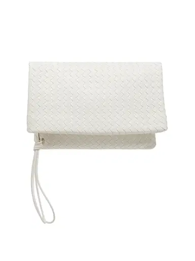 Bottega Veneta Women's Giornale Intrecciato Leather Pouch | Thumbnail 5 Bottega Veneta Women's Giornale Intrecciato Leather Pouch | Thumbnail 5