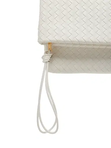 Bottega Veneta Women's Giornale Intrecciato Leather Pouch | Thumbnail 8 Bottega Veneta Women's Giornale Intrecciato Leather Pouch | Thumbnail 8