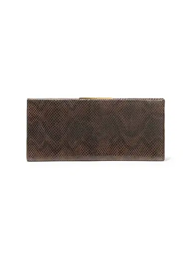 Nili Lotan Women's Anjelica Snakeskin-Embossed Leather Clutch | Thumbnail 1 Nili Lotan Women's Anjelica Snakeskin-Embossed Leather Clutch | Thumbnail 1