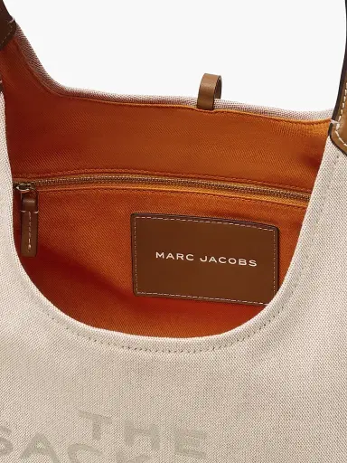 Marc Jacobs Women's The Belted Canvas & Leather Sack Bag - Beige Argan Oil | Thumbnail 6 Marc Jacobs Women's The Belted Canvas & Leather Sack Bag - Beige Argan Oil | Thumbnail 6