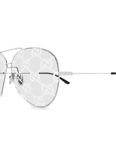Gucci Women's Interlocking 65MM Logo Aviator Sunglasses | Thumbnail 3 Gucci Women's Interlocking 65MM Logo Aviator Sunglasses | Thumbnail 3