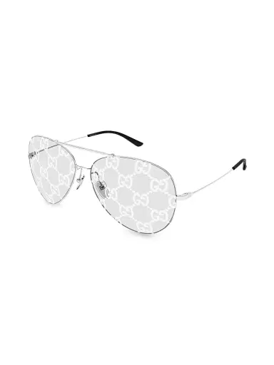 Gucci Women's Interlocking 65MM Logo Aviator Sunglasses | Thumbnail 1 Gucci Women's Interlocking 65MM Logo Aviator Sunglasses | Thumbnail 1