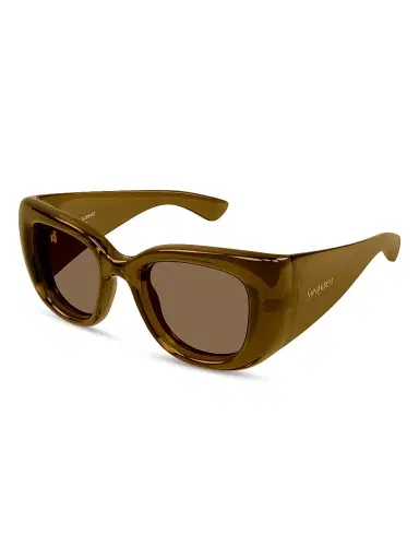 Saint Laurent Women's Howl 55MM Cat-Eye Sunglasses - Brown | Thumbnail 1 Saint Laurent Women's Howl 55MM Cat-Eye Sunglasses - Brown | Thumbnail 1