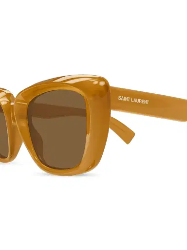 Saint Laurent Women's 53MM Cat-Eye Sunglasses - Yellow | Thumbnail 3 Saint Laurent Women's 53MM Cat-Eye Sunglasses - Yellow | Thumbnail 3