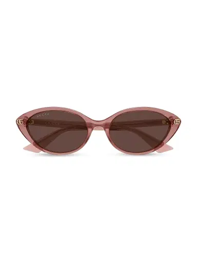 Gucci Women's Light Acetate 54MM Cat-Eye Sunglasses - Pink | Thumbnail 2 Gucci Women's Light Acetate 54MM Cat-Eye Sunglasses - Pink | Thumbnail 2