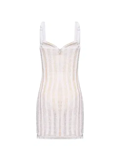 PatBo Women's Celeste Knit Minidress - Off White - Size XS | Thumbnail 2 PatBo Women's Celeste Knit Minidress - Off White - Size XS | Thumbnail 2