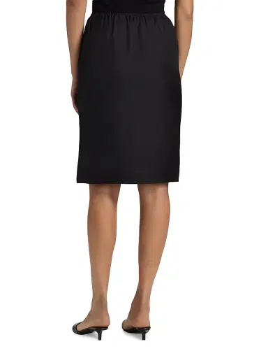 Loulou de Saison Women's Vasali Knee-Length Skirt - Black - Size Small | Thumbnail 5 Loulou de Saison Women's Vasali Knee-Length Skirt - Black - Size Small | Thumbnail 5