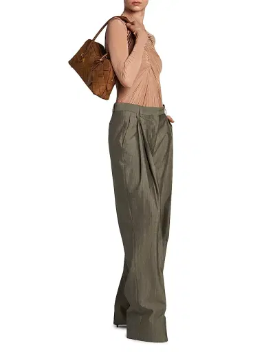 Stella McCartney Women's Tropical Tailoring Straight Trousers | Thumbnail 2 Stella McCartney Women's Tropical Tailoring Straight Trousers | Thumbnail 2