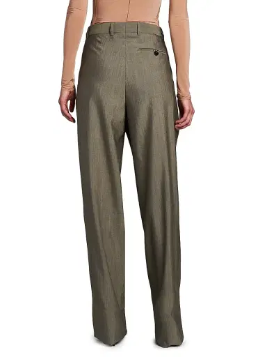 Stella McCartney Women's Tropical Tailoring Straight Trousers | Thumbnail 5 Stella McCartney Women's Tropical Tailoring Straight Trousers | Thumbnail 5