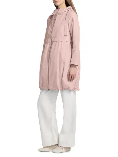 HERNO Women's Techno Taffeta Parka - Blush | Thumbnail 4 HERNO Women's Techno Taffeta Parka - Blush | Thumbnail 4