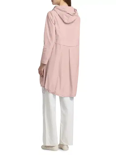 HERNO Women's Techno Taffeta Parka - Blush | Thumbnail 5 HERNO Women's Techno Taffeta Parka - Blush | Thumbnail 5