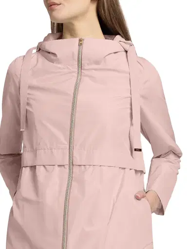 HERNO Women's Techno Taffeta Parka - Blush | Thumbnail 7 HERNO Women's Techno Taffeta Parka - Blush | Thumbnail 7
