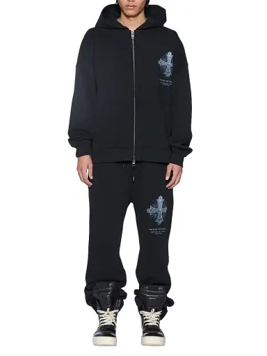 Ksubi Men's Future Memory Fals Idls Eks Oversized Hoodie - Black | Thumbnail 2 Ksubi Men's Future Memory Fals Idls Eks Oversized Hoodie - Black | Thumbnail 2