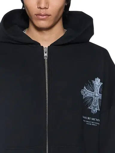 Ksubi Men's Future Memory Fals Idls Eks Oversized Hoodie - Black | Thumbnail 4 Ksubi Men's Future Memory Fals Idls Eks Oversized Hoodie - Black | Thumbnail 4