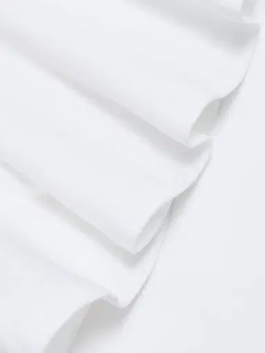 Cinq à Sept Women's Jane Cotton Trapeze T-Shirt - White | Thumbnail 7 Cinq à Sept Women's Jane Cotton Trapeze T-Shirt - White | Thumbnail 7