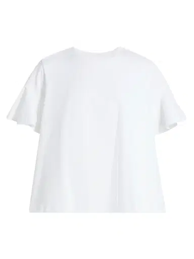 Cinq à Sept Women's Jane Cotton Trapeze T-Shirt - White | Thumbnail 1 Cinq à Sept Women's Jane Cotton Trapeze T-Shirt - White | Thumbnail 1