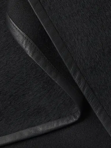 Sofia Cashmere Women's Leather-Trim Alpaca-Blend Cape - Black | Thumbnail 6 Sofia Cashmere Women's Leather-Trim Alpaca-Blend Cape - Black | Thumbnail 6