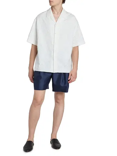 KENZO Men's Tiger Hawaiian Short-Sleeve Shirt | Thumbnail 2 KENZO Men's Tiger Hawaiian Short-Sleeve Shirt | Thumbnail 2