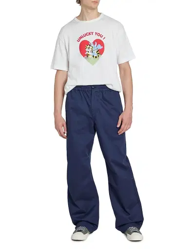 KENZO Men's Unlucky You Cartoon Classic T-Shirt - Off White - Size Large | Thumbnail 2 KENZO Men's Unlucky You Cartoon Classic T-Shirt - Off White - Size Large | Thumbnail 2