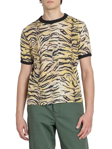 Kenzo Men's Tiger Slim-Fit T-Shirt - Marigold | Thumbnail 3 Kenzo Men's Tiger Slim-Fit T-Shirt - Marigold | Thumbnail 3