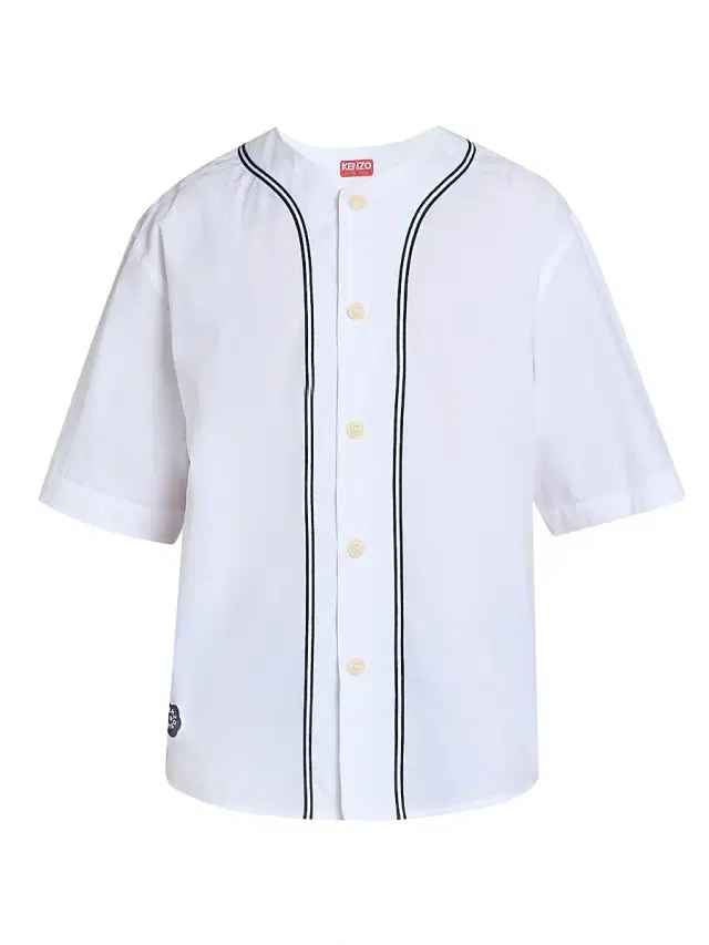 Men's Boke Flower 2.0 Cotton Baseball Shirt - White Men's Boke Flower 2.0 Cotton Baseball Shirt - White