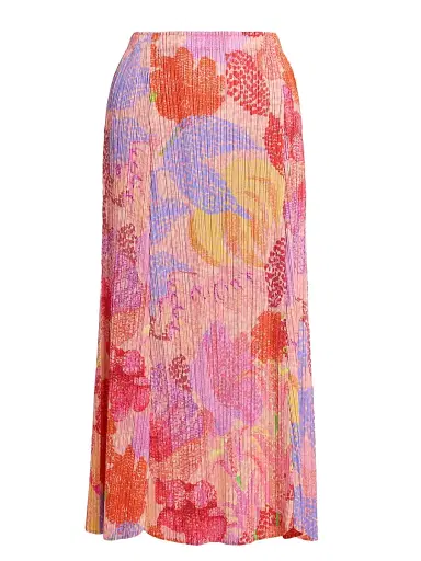 Pleats Please Issey Miyake Women's Foggy Forest Plissé Midi-Skirt | Thumbnail 1 Pleats Please Issey Miyake Women's Foggy Forest Plissé Midi-Skirt | Thumbnail 1