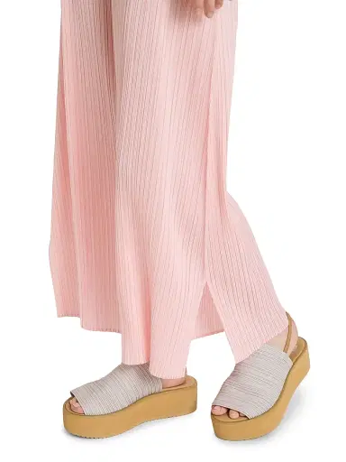 Pleats Please Issey Miyake Women's Monthly Colors: March Plissé Wide-Leg Pants - Light Pink - Size Large | Thumbnail 6 Pleats Please Issey Miyake Women's Monthly Colors: March Plissé Wide-Leg Pants - Light Pink - Size Large | Thumbnail 6