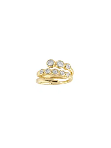 Wish Fine Jewelry 0.504ct Diamond 14K Gold Bypass Ring | Thumbnail 1 Wish Fine Jewelry 0.504ct Diamond 14K Gold Bypass Ring | Thumbnail 1
