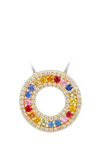 Wish Fine Jewelry 1.321ct Diamond Multi Gems 14K Gold Pendant Necklace | Thumbnail 1 Wish Fine Jewelry 1.321ct Diamond Multi Gems 14K Gold Pendant Necklace | Thumbnail 1