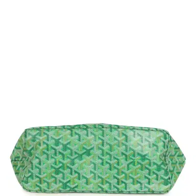 goyard Goyard Goyardine Meadow Green Saint Louis PM Tote Palladium Hardware | Thumbnail 8 goyard Goyard Goyardine Meadow Green Saint Louis PM Tote Palladium Hardware | Thumbnail 8