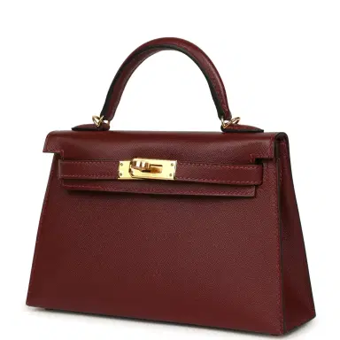 HERMÈS Hermes Kelly Sellier 20 Rouge H Madame Gold Hardware | Thumbnail 5 HERMÈS Hermes Kelly Sellier 20 Rouge H Madame Gold Hardware | Thumbnail 5