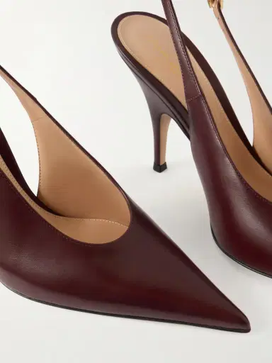 Gianvito Rossi Sofia 95 Leather Slingback Pumps | Thumbnail 5 Gianvito Rossi Sofia 95 Leather Slingback Pumps | Thumbnail 5