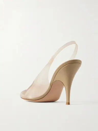 Gianvito Rossi Cher 95 Pvc Slingback Sandals | Thumbnail 3 Gianvito Rossi Cher 95 Pvc Slingback Sandals | Thumbnail 3