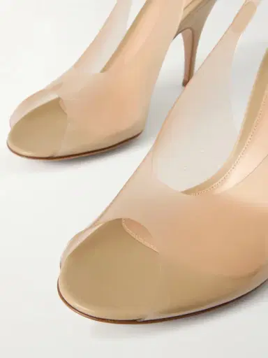 Gianvito Rossi Cher 95 Pvc Slingback Sandals | Thumbnail 5 Gianvito Rossi Cher 95 Pvc Slingback Sandals | Thumbnail 5