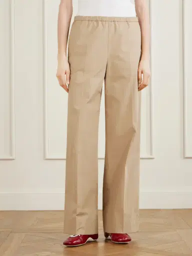Moncler Cotton-poplin Wide-leg Pants | Thumbnail 3 Moncler Cotton-poplin Wide-leg Pants | Thumbnail 3