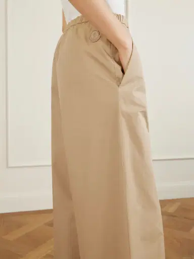 Moncler Cotton-poplin Wide-leg Pants | Thumbnail 5 Moncler Cotton-poplin Wide-leg Pants | Thumbnail 5