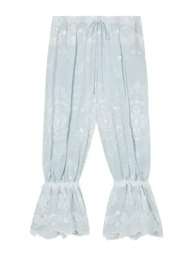 Miguelina Nell Embroidered Silk-blend Balloon Pants | Thumbnail 1 Miguelina Nell Embroidered Silk-blend Balloon Pants | Thumbnail 1