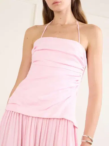 Faithfull Notte Ruched Linen Maxi Dress | Thumbnail 4 Faithfull Notte Ruched Linen Maxi Dress | Thumbnail 4
