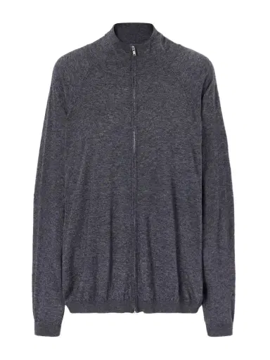 The Frankie Shop Baxe Knitted Wool-blend Zip-up Cardigan | Thumbnail 1 The Frankie Shop Baxe Knitted Wool-blend Zip-up Cardigan | Thumbnail 1