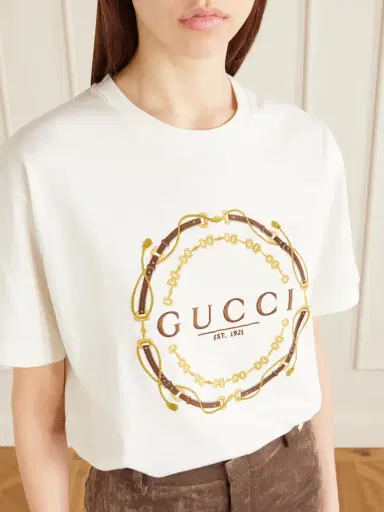 Gucci Printed Jersey T-shirt | Thumbnail 5 Gucci Printed Jersey T-shirt | Thumbnail 5