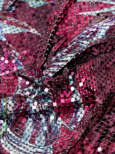 Rabanne Cropped Printed Chainmail Top | Thumbnail 5 Rabanne Cropped Printed Chainmail Top | Thumbnail 5