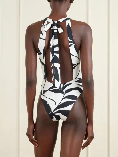 Max Mara Beachwear Printed Halterneck Swimsuit | Thumbnail 3 Max Mara Beachwear Printed Halterneck Swimsuit | Thumbnail 3