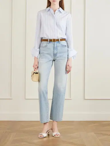 TWP Boyfriend Striped Cotton Shirt | Thumbnail 2 TWP Boyfriend Striped Cotton Shirt | Thumbnail 2